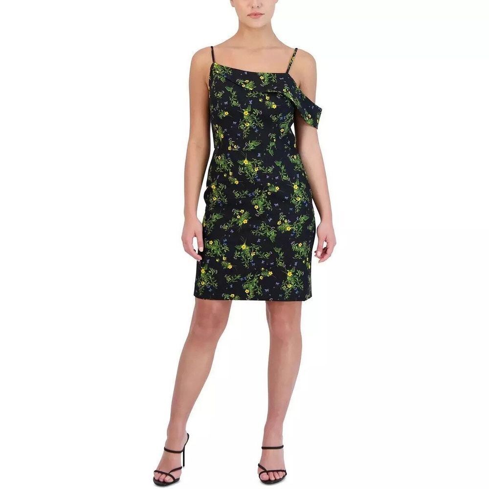 LAUNDRY by Shelli Segal Floral Bouquet Dress Size 0